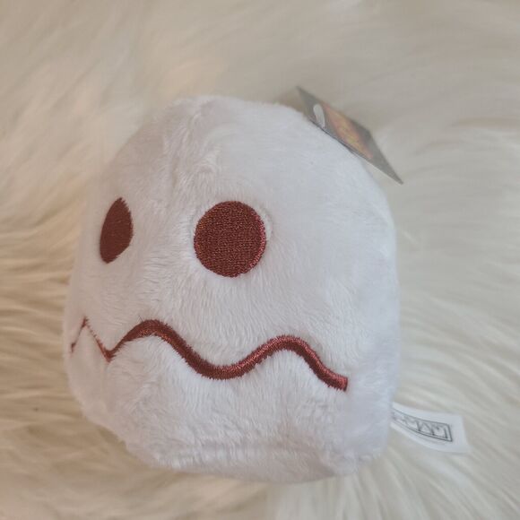 NEW Pac-Man Royale Pinky White Ghost Plush Toy Stuffed Doll Arcade 4" NWT Lot - Picture 5 of 5